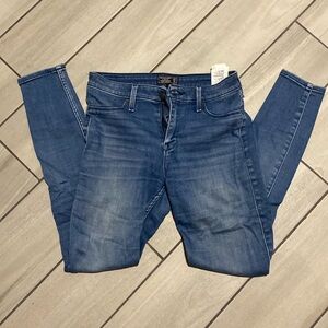 A&F Blue Skinny Jeans
